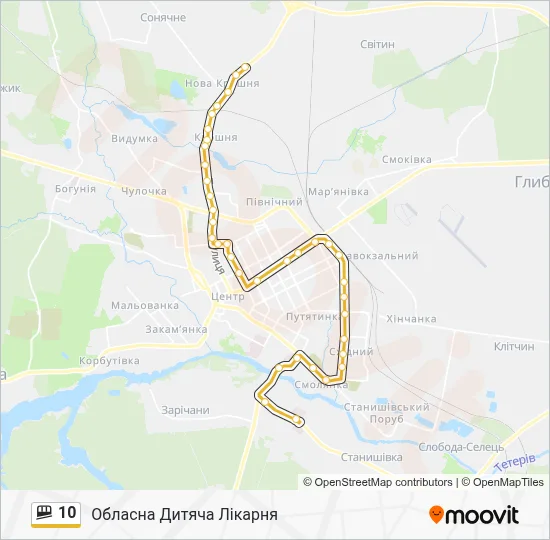 10 маршрутка житомир - Маршрут 5