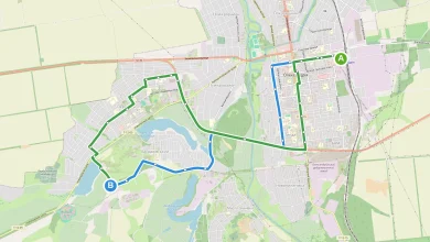 Автобус 3 Олександрія — карта маршруту