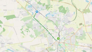 Карта маршруту Тролейбус 6 Рівне
