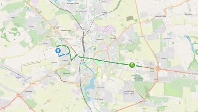 Карта маршруту Автобус 53 Рівне